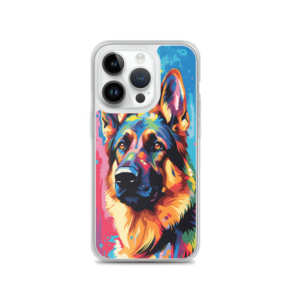iPhone Case Painted German Shepherd