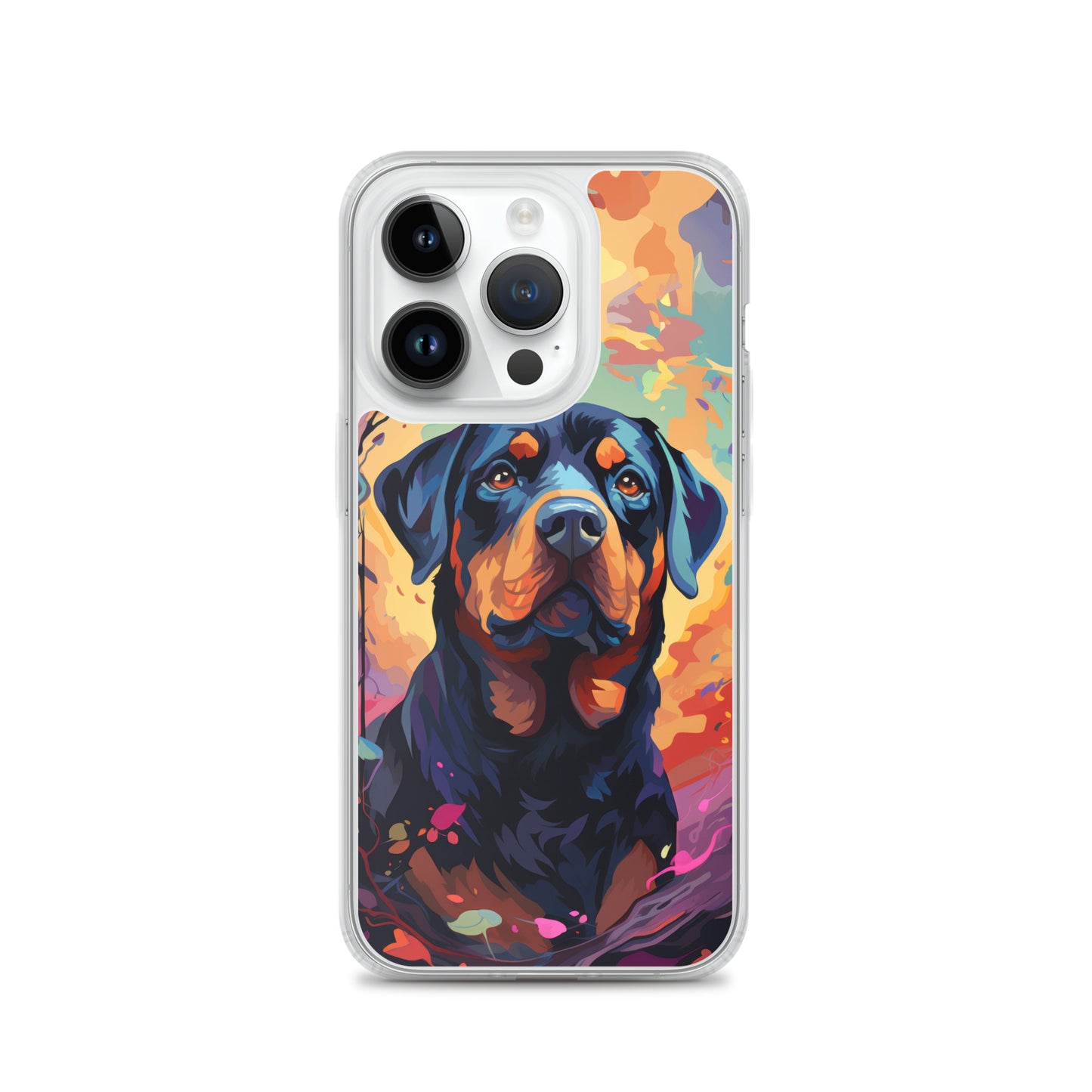 iPhone Case Painted Rottweiler