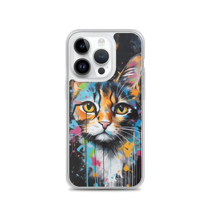 Graffiti Calico Cat iPhone Case