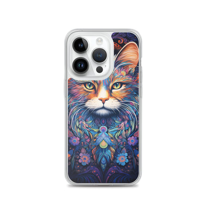 Psychedelic Cat #2 iPhone Case