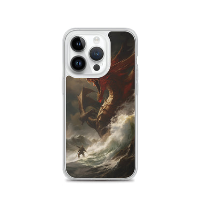Dragon Battle iPhone Case