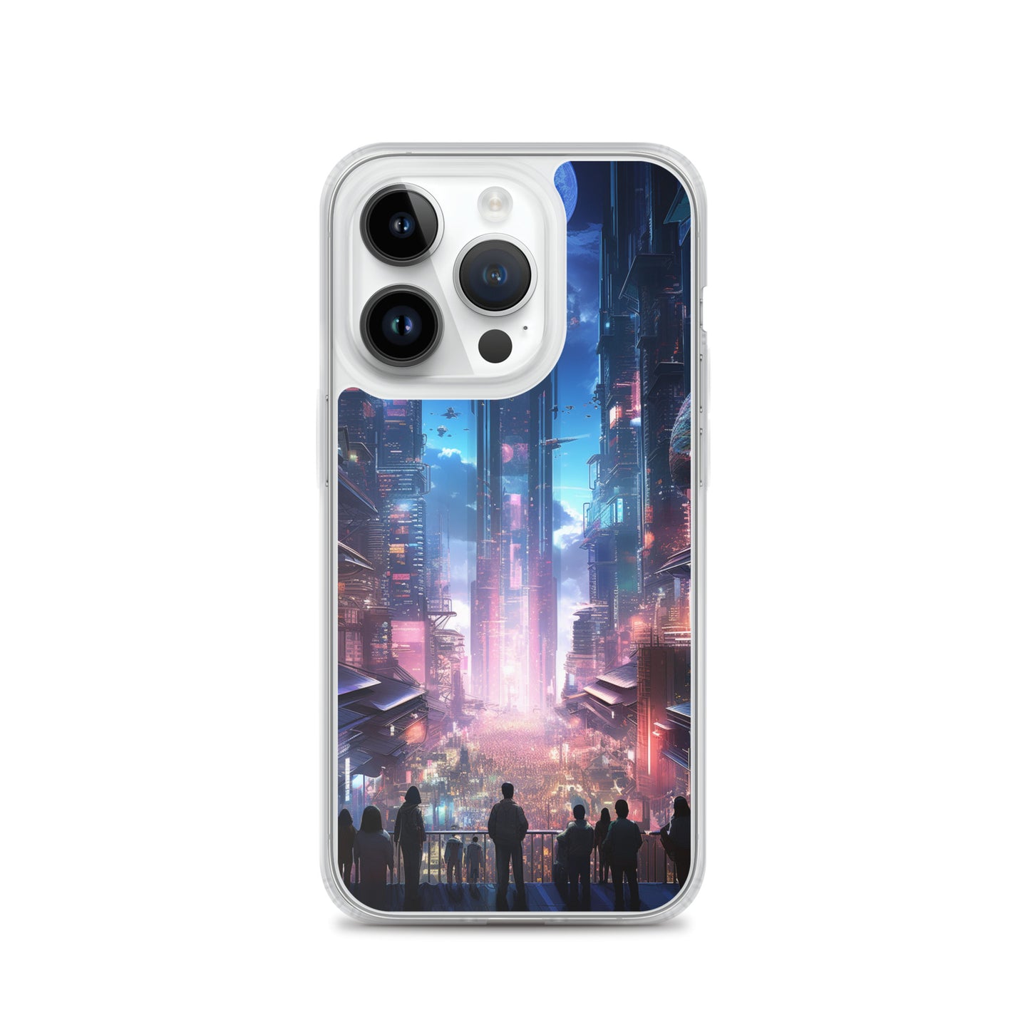 Cyberpunk Cityscape iPhone Case