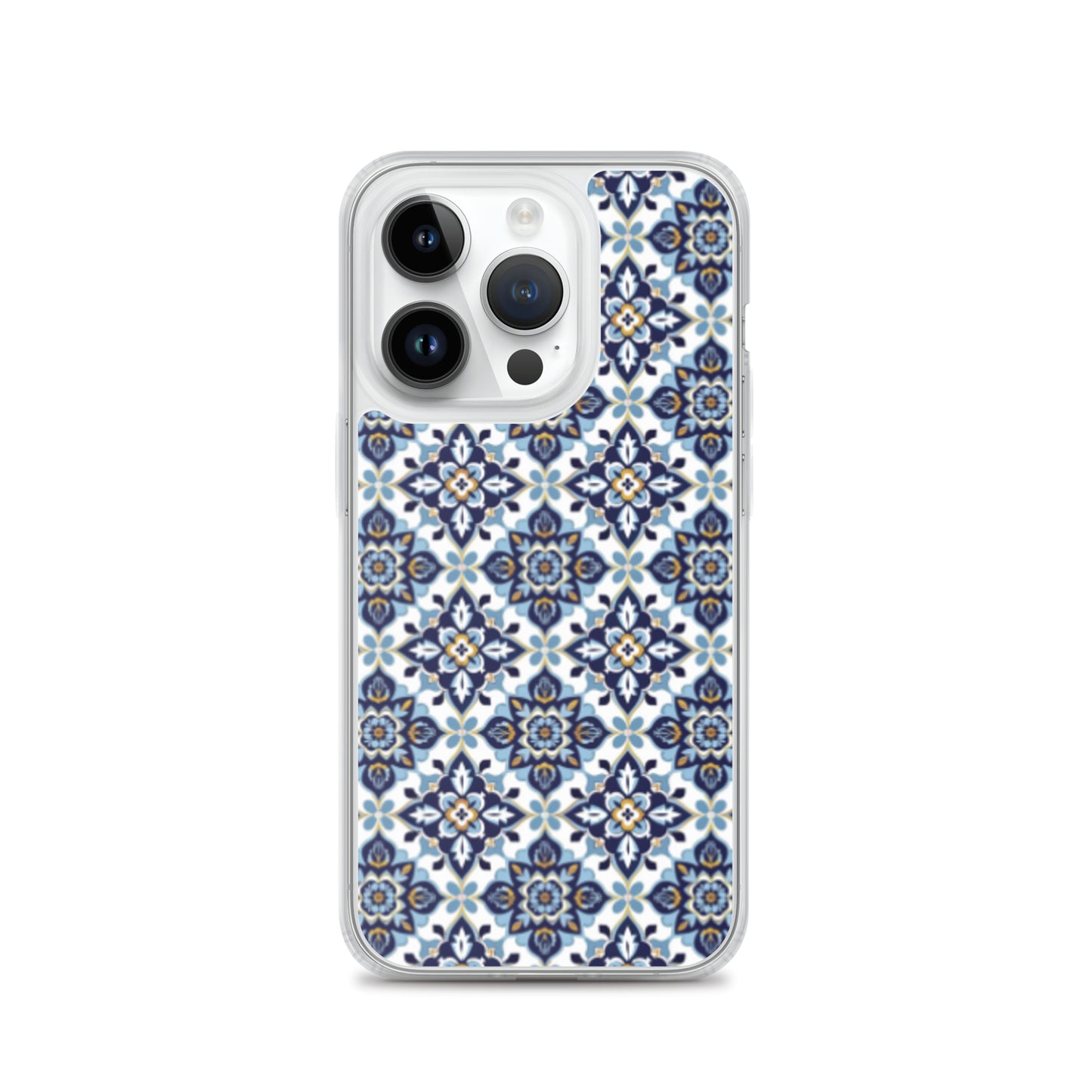 iPhone Case Classic Encaustic Tile Blue