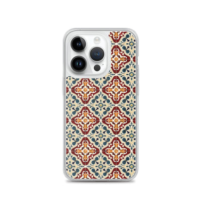 iPhone Case Classic Encaustic Tile Red