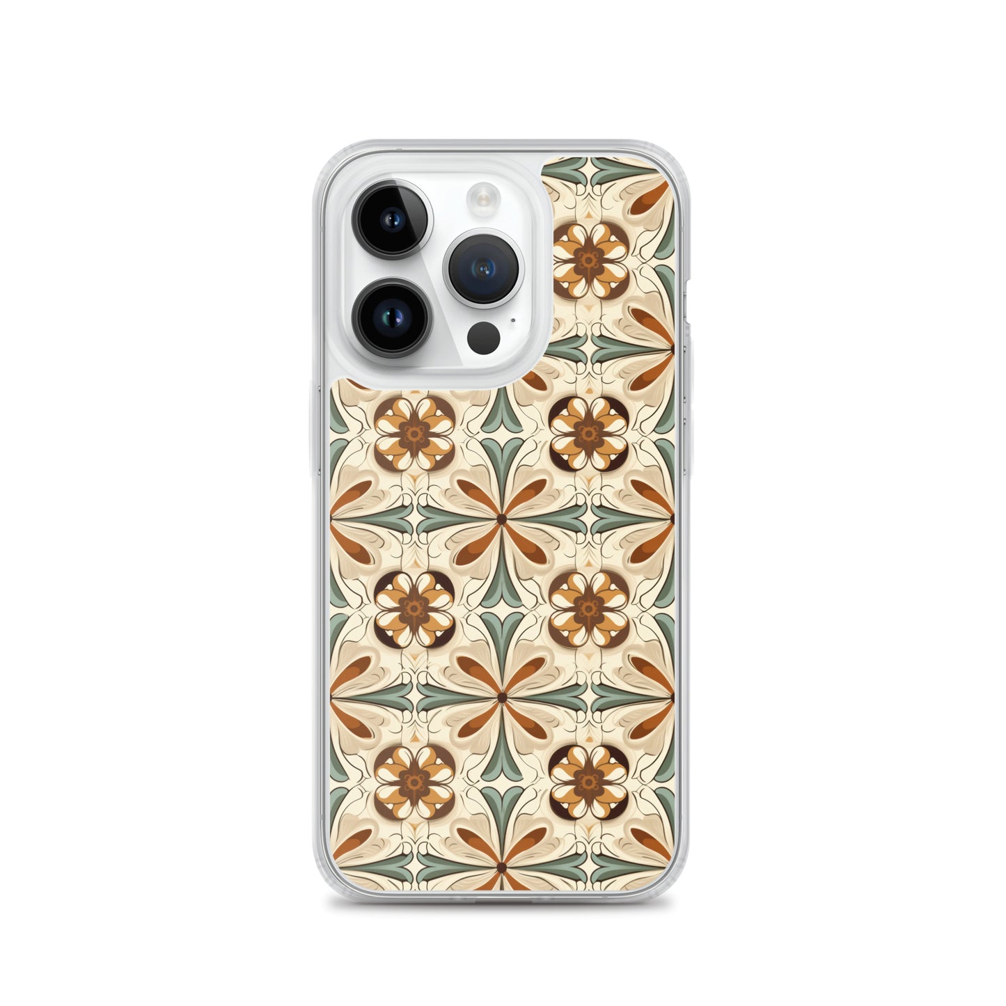 iPhone Case Ornate Leaves Tile