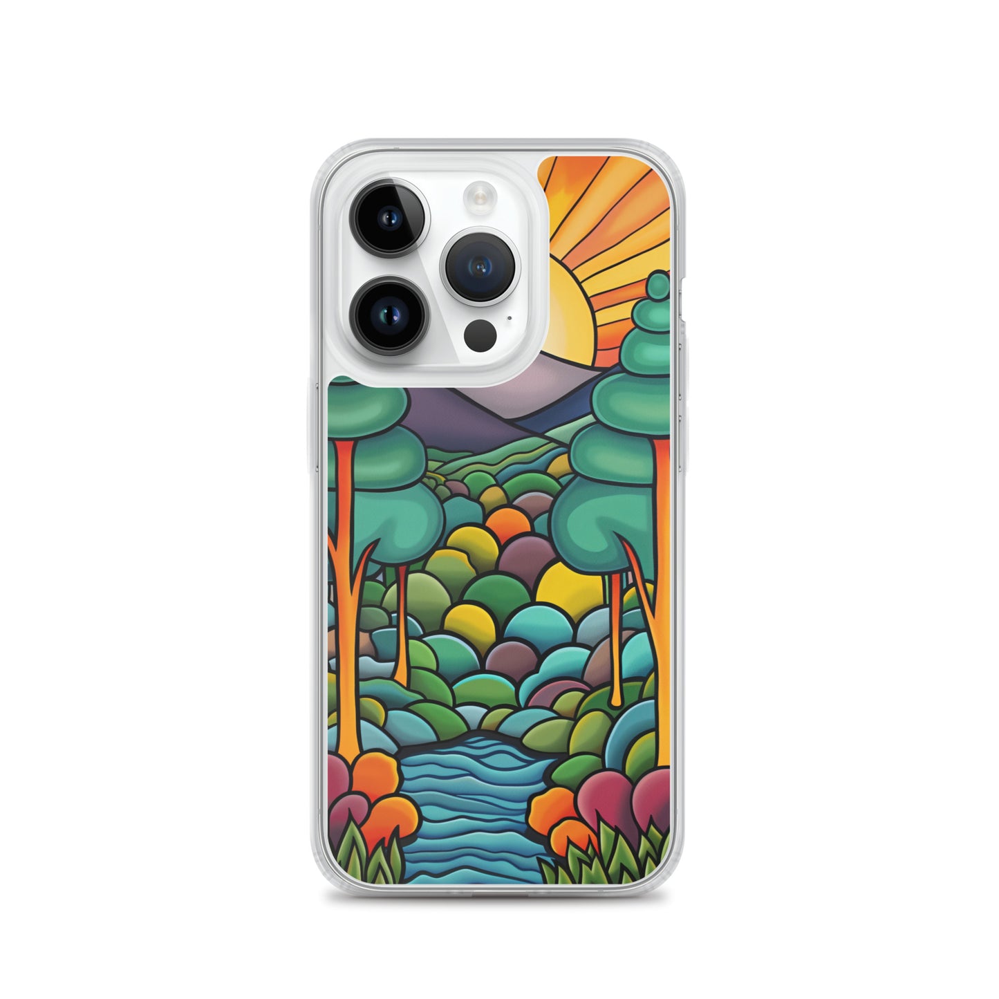 iPhone Case Arkley Sunrise over Mountains and Forest