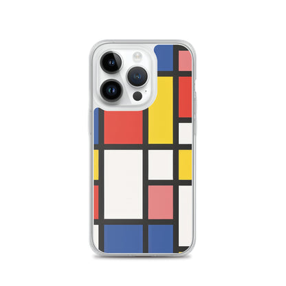 iPhone Case Colorful De Stijl