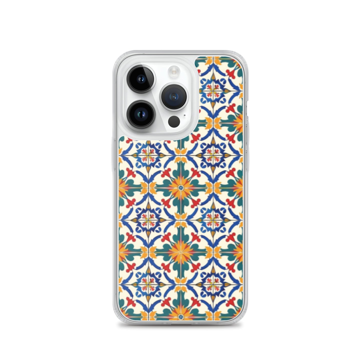 iPhone Case Colorful Yellow & Green Mediterranean Tiles