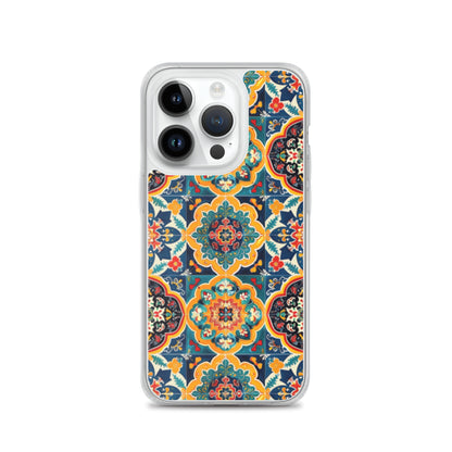 iPhone Case Colorful Armenian Ceramic Tiles