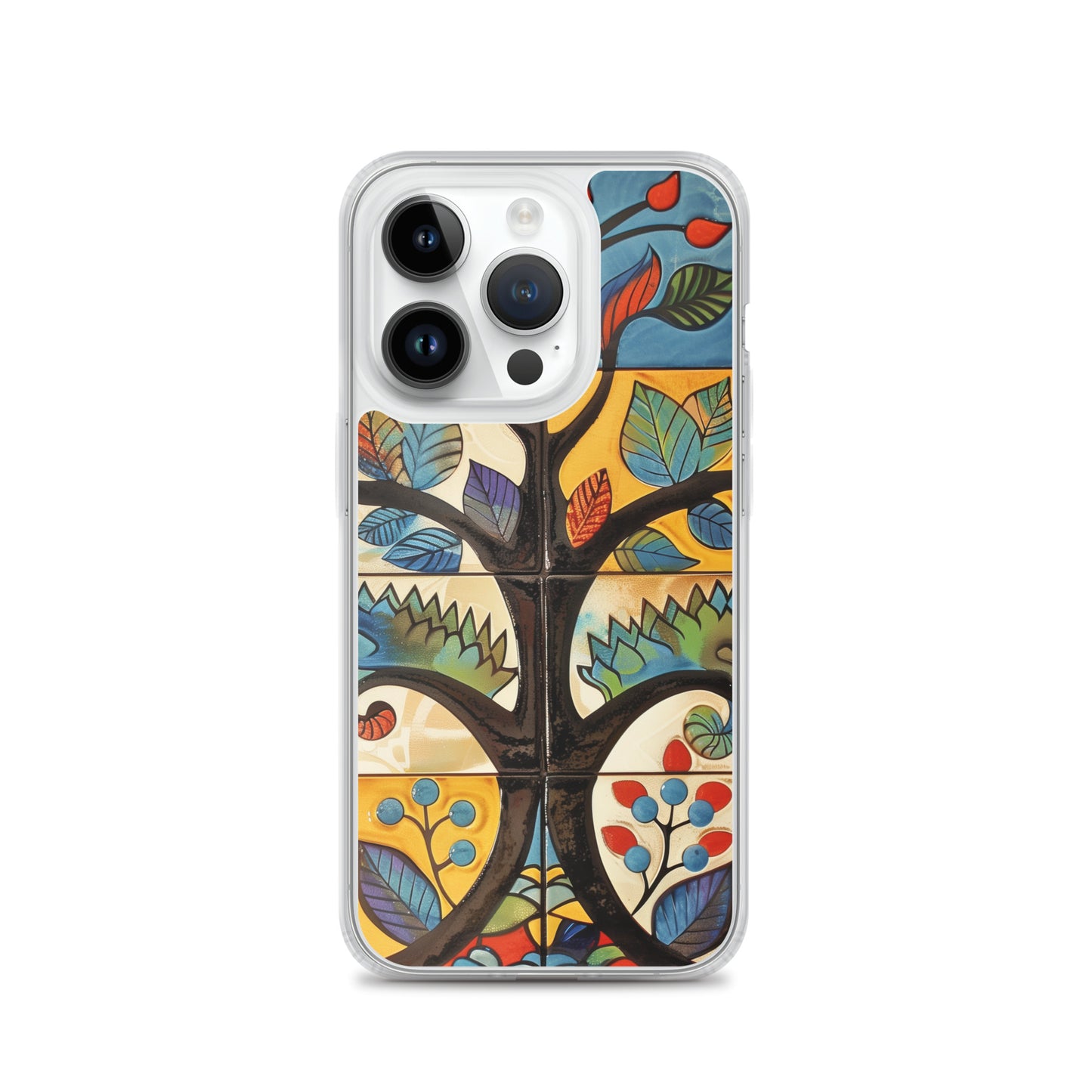 iPhone Case Colorful Tile Tree