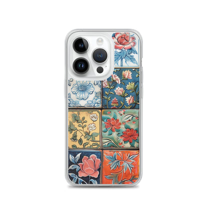 iPhone Case Colorful Majolilca Tiles