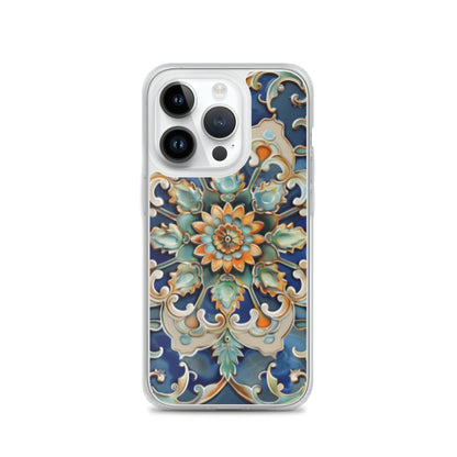iPhone Case Malaysian Ceramic Tile Pattern