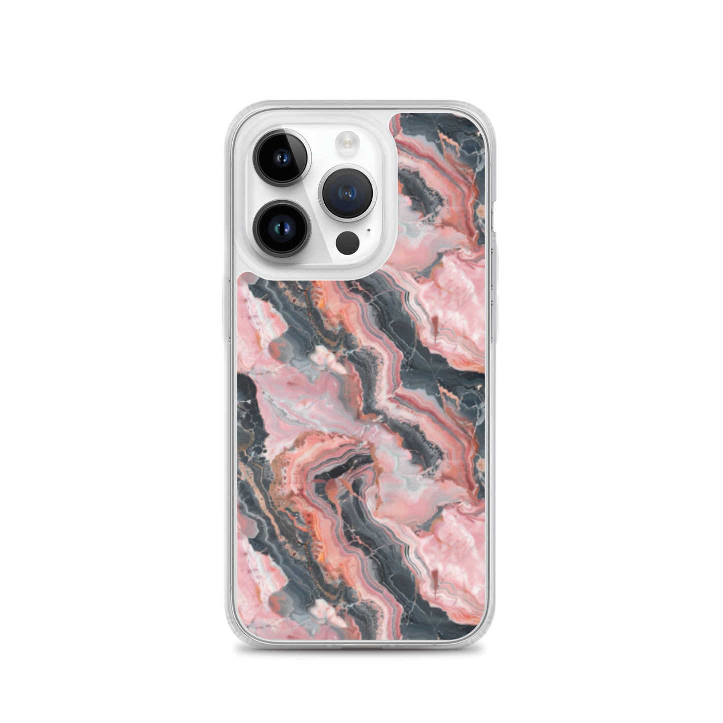 iPhone Case Pink Picasso Marble Pattern