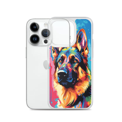 iPhone Case Painted German Shepherd