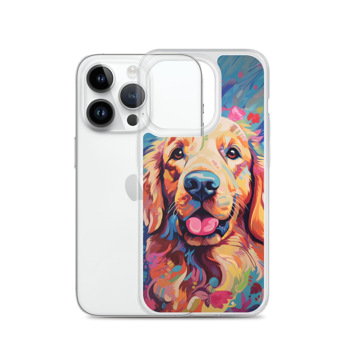 iPhone Case Painted Golden Retriever