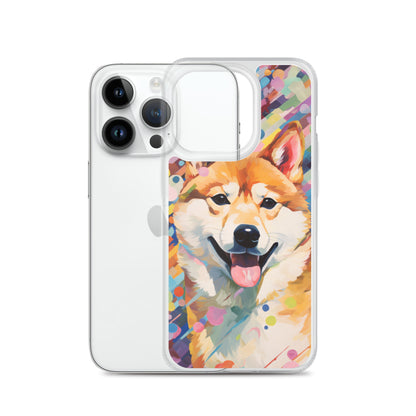 iPhone Case Painted Shiba Inu