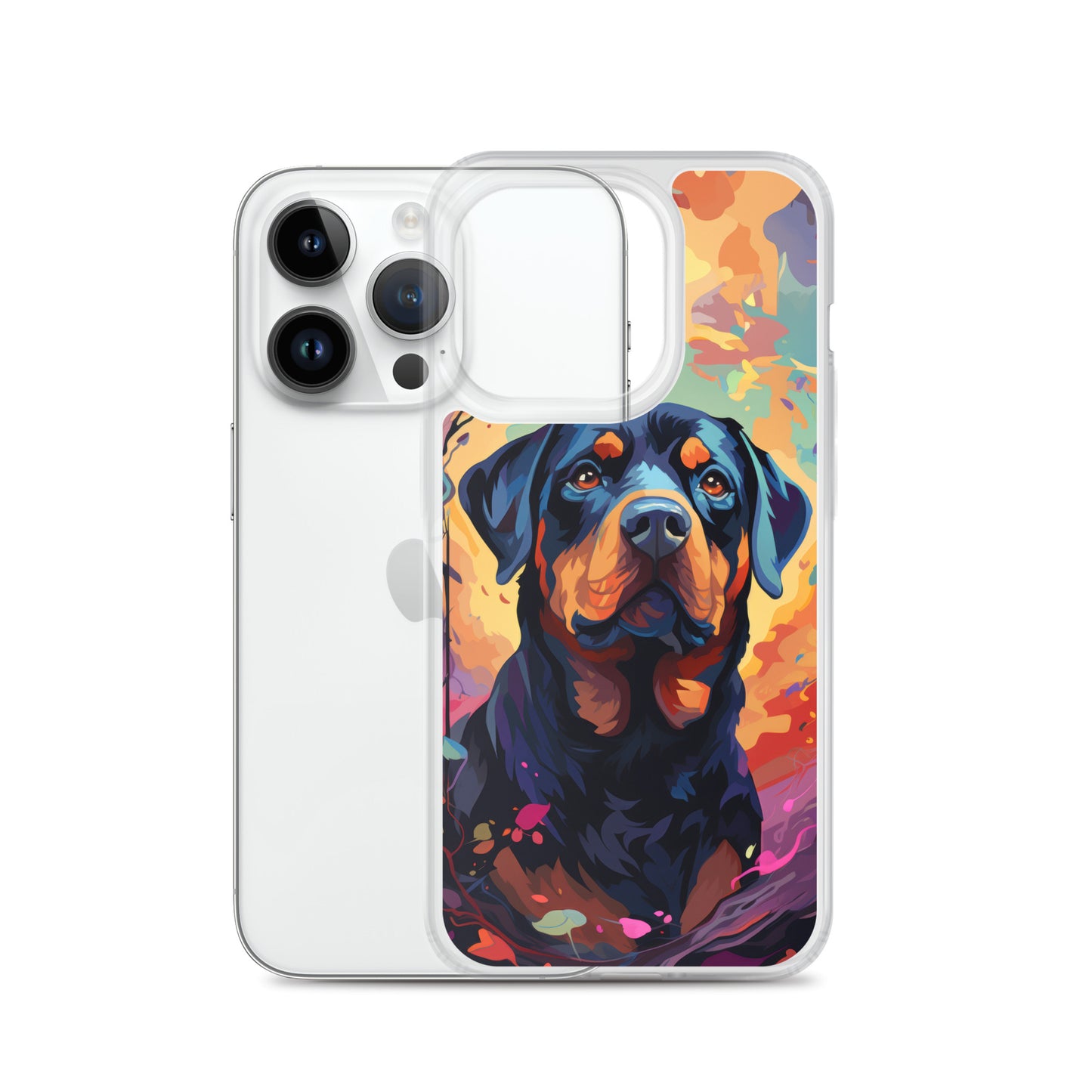iPhone Case Painted Rottweiler