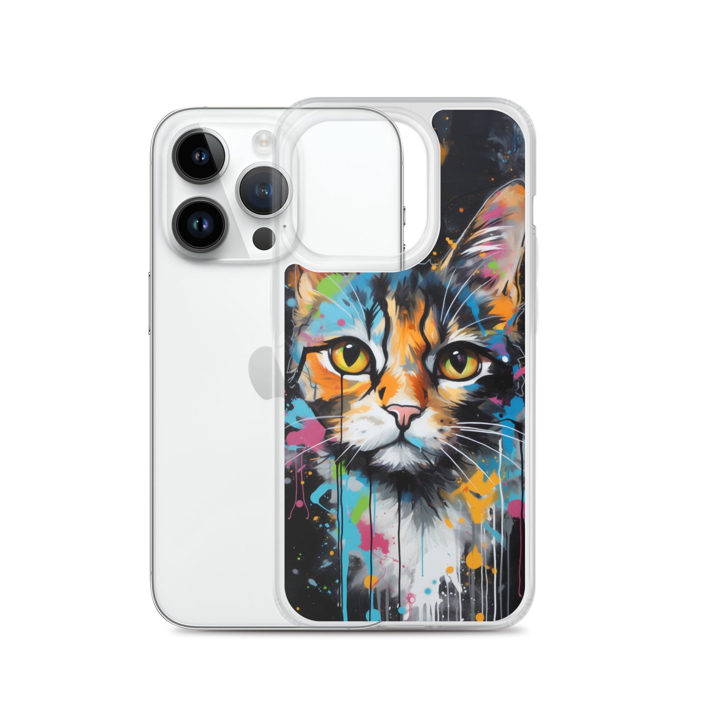 Graffiti Calico Cat iPhone Case