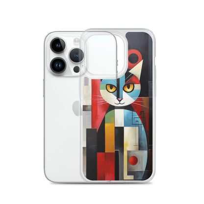 Bauhaus Kitty Cat iPhone Case