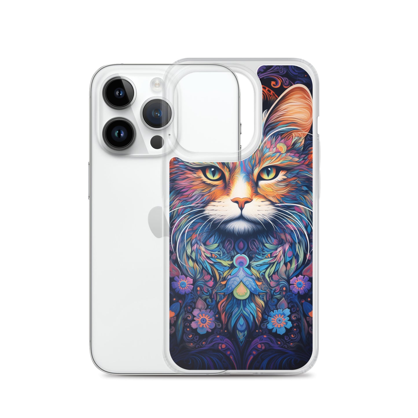 Psychedelic Cat #2 iPhone Case
