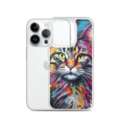 Graffiti Cat iPhone Case
