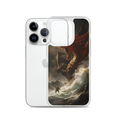Dragon Battle iPhone Case