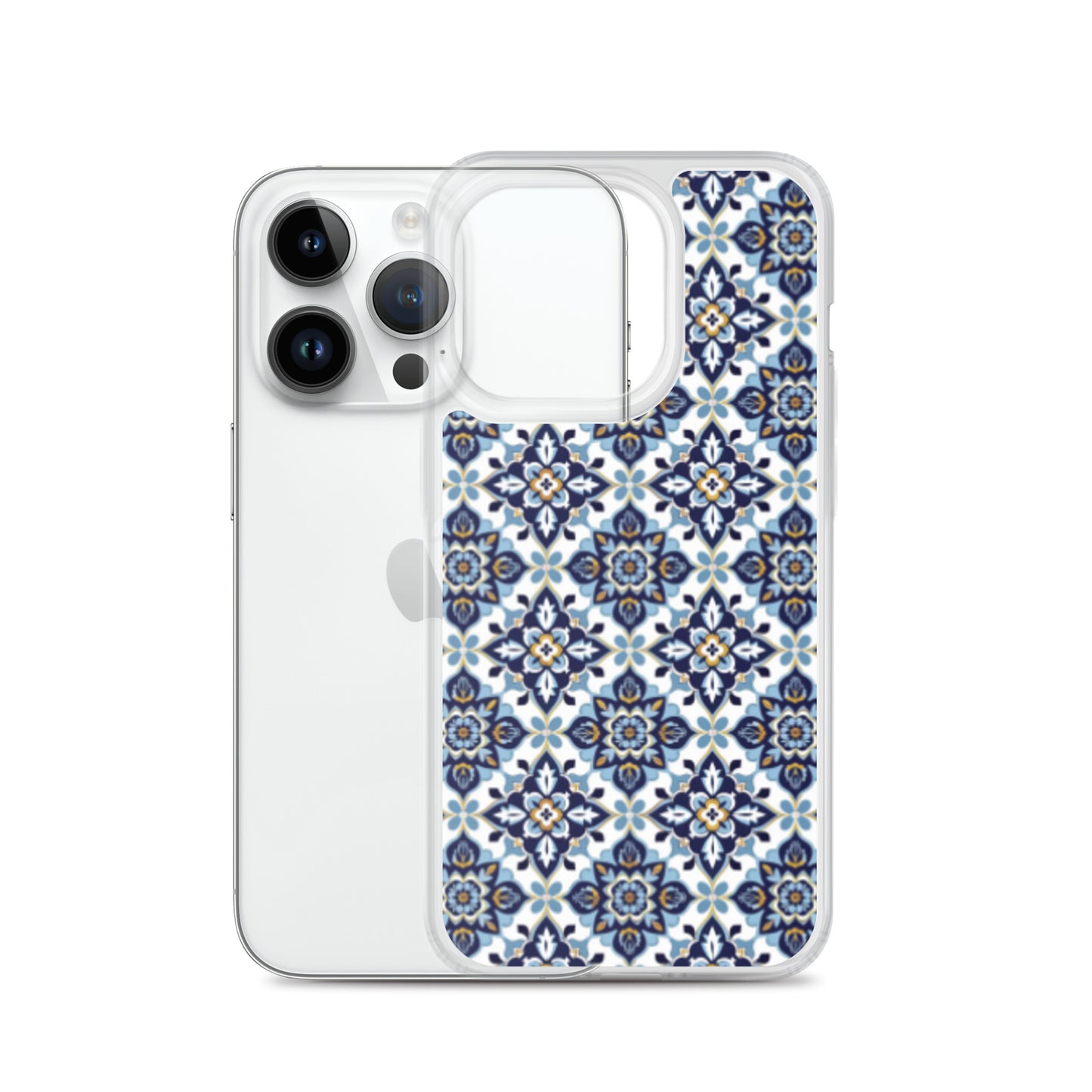 iPhone Case Classic Encaustic Tile Blue