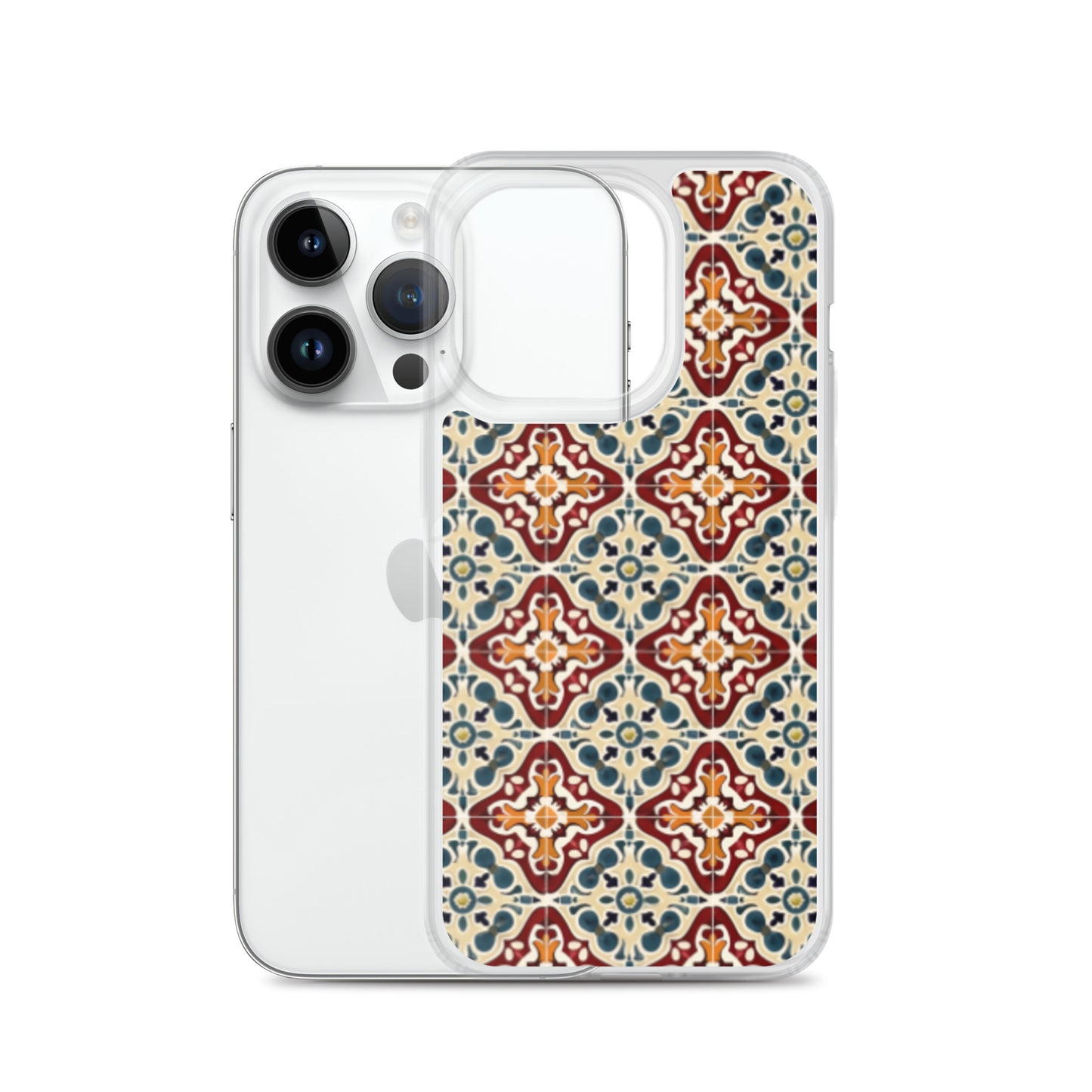 iPhone Case Classic Encaustic Tile Red