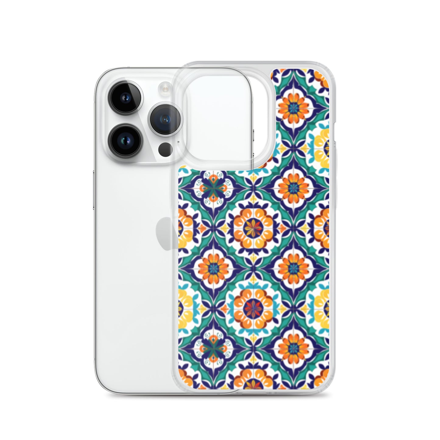 iPhone Case Talavera Tiles Green and Blue