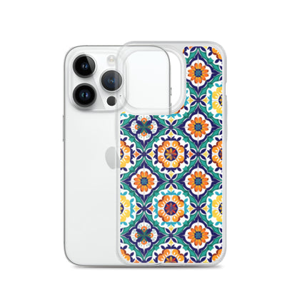 iPhone Case Talavera Tiles Green and Blue