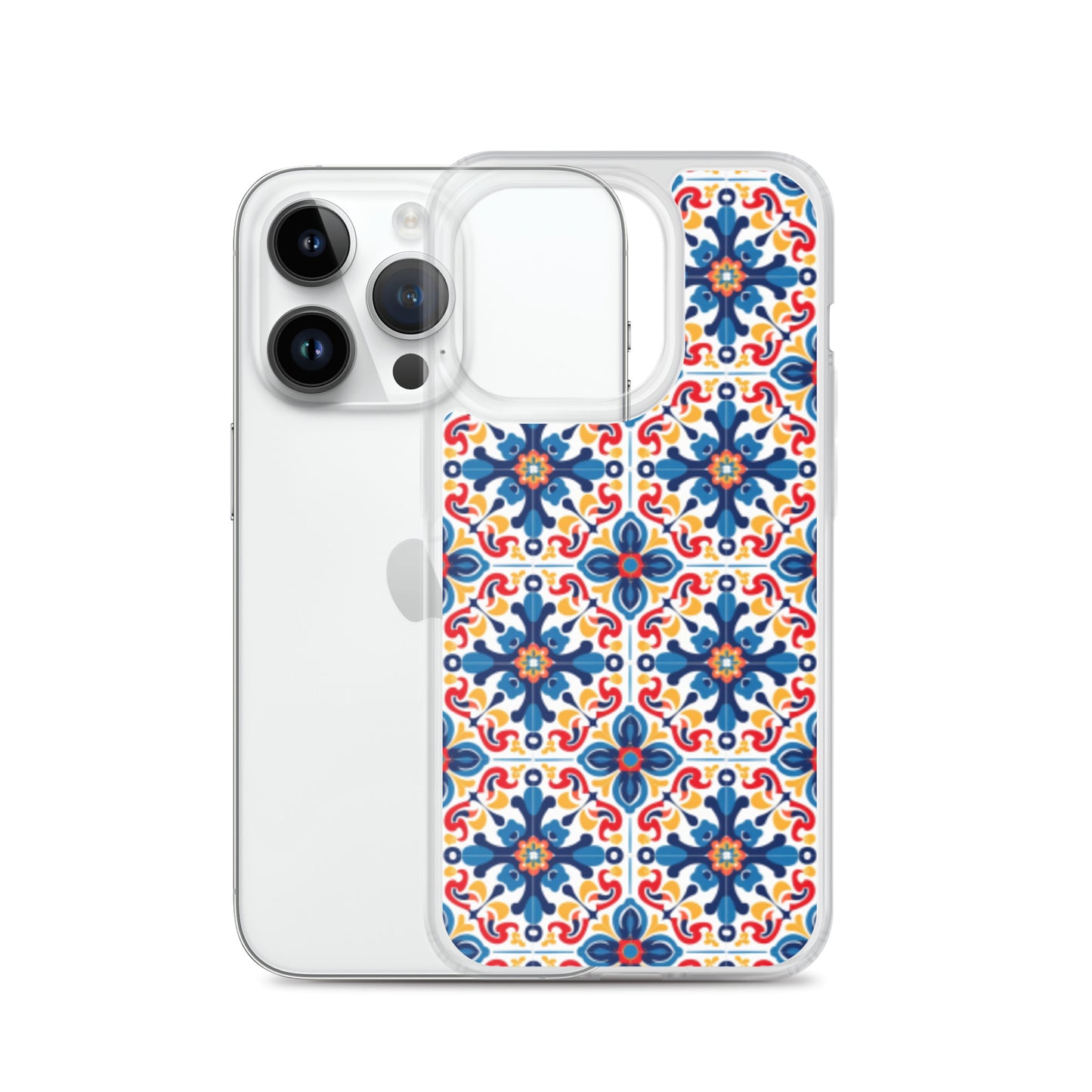iPhone Case Talavera Tiles Blue and Red