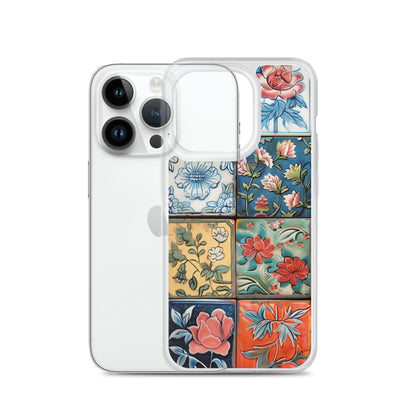 iPhone Case Colorful Majolilca Tiles