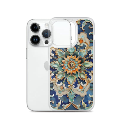 iPhone Case Malaysian Ceramic Tile Pattern