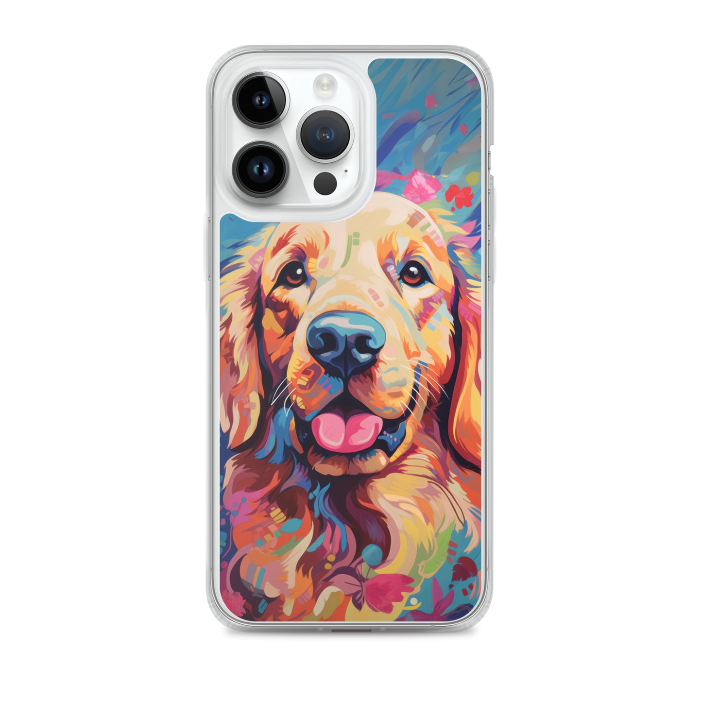 iPhone Case Painted Golden Retriever