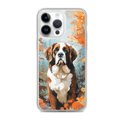 iPhone Case Painted St. Bernard