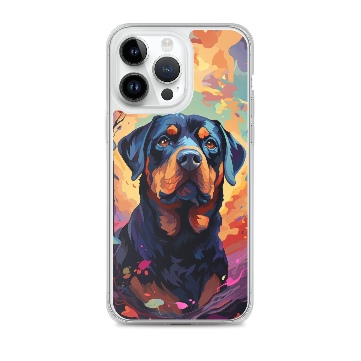 iPhone Case Painted Rottweiler