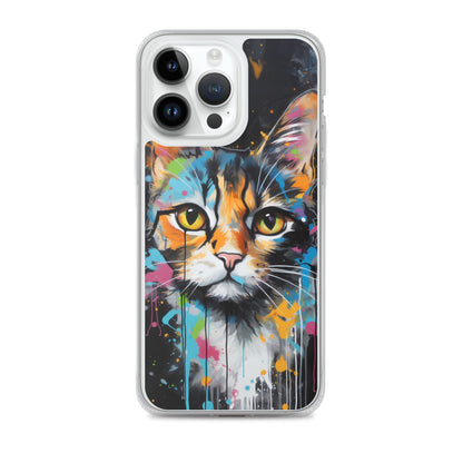Graffiti Calico Cat iPhone Case
