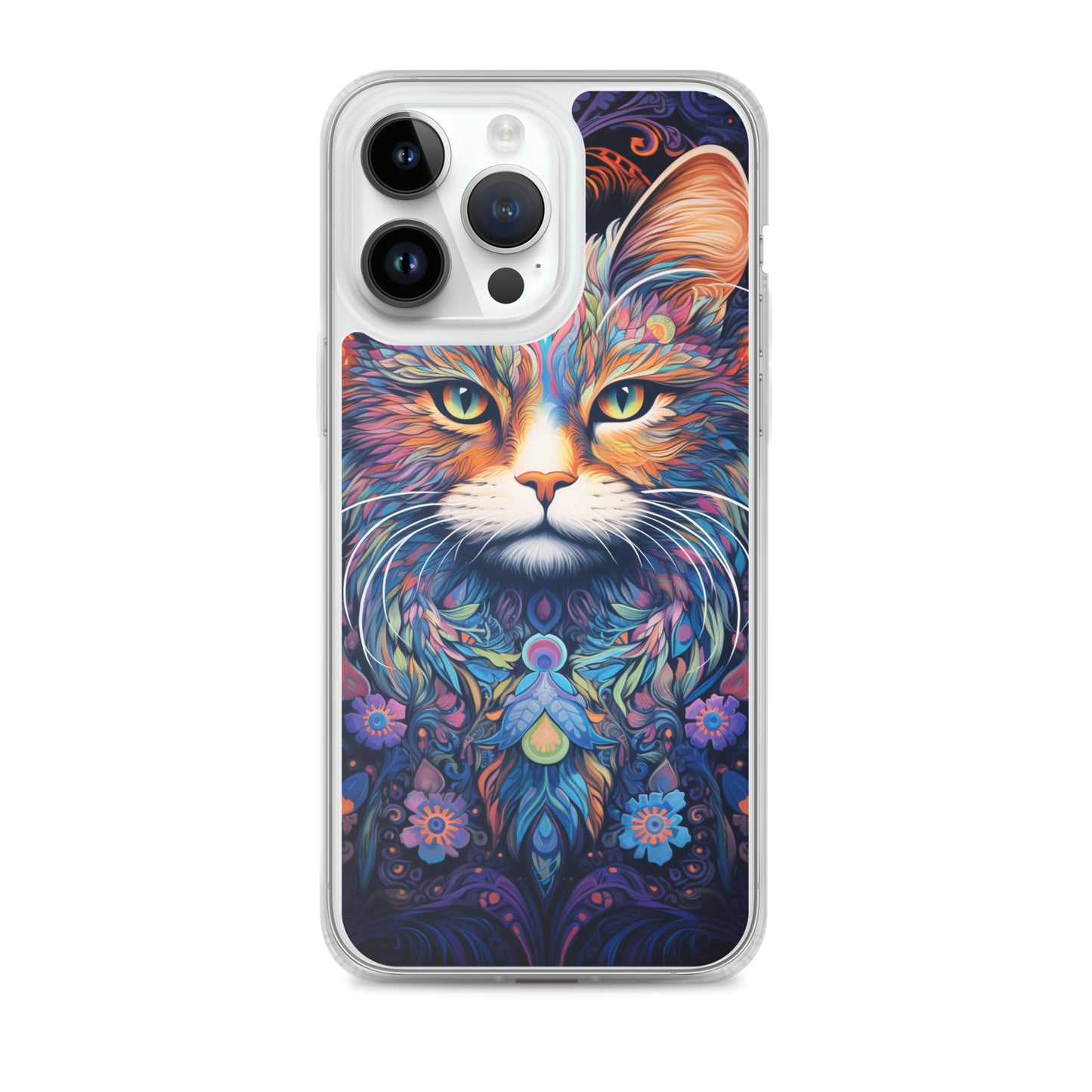 Psychedelic Cat #2 iPhone Case