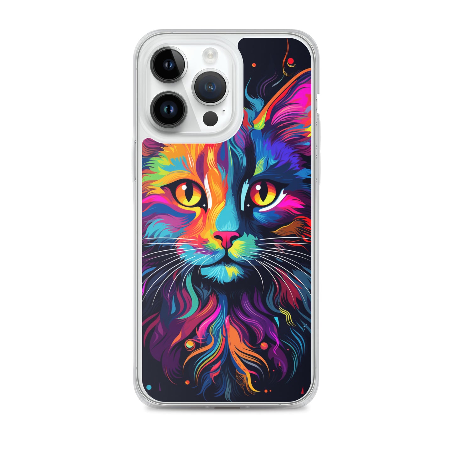 Day Glo Cat iPhone Case