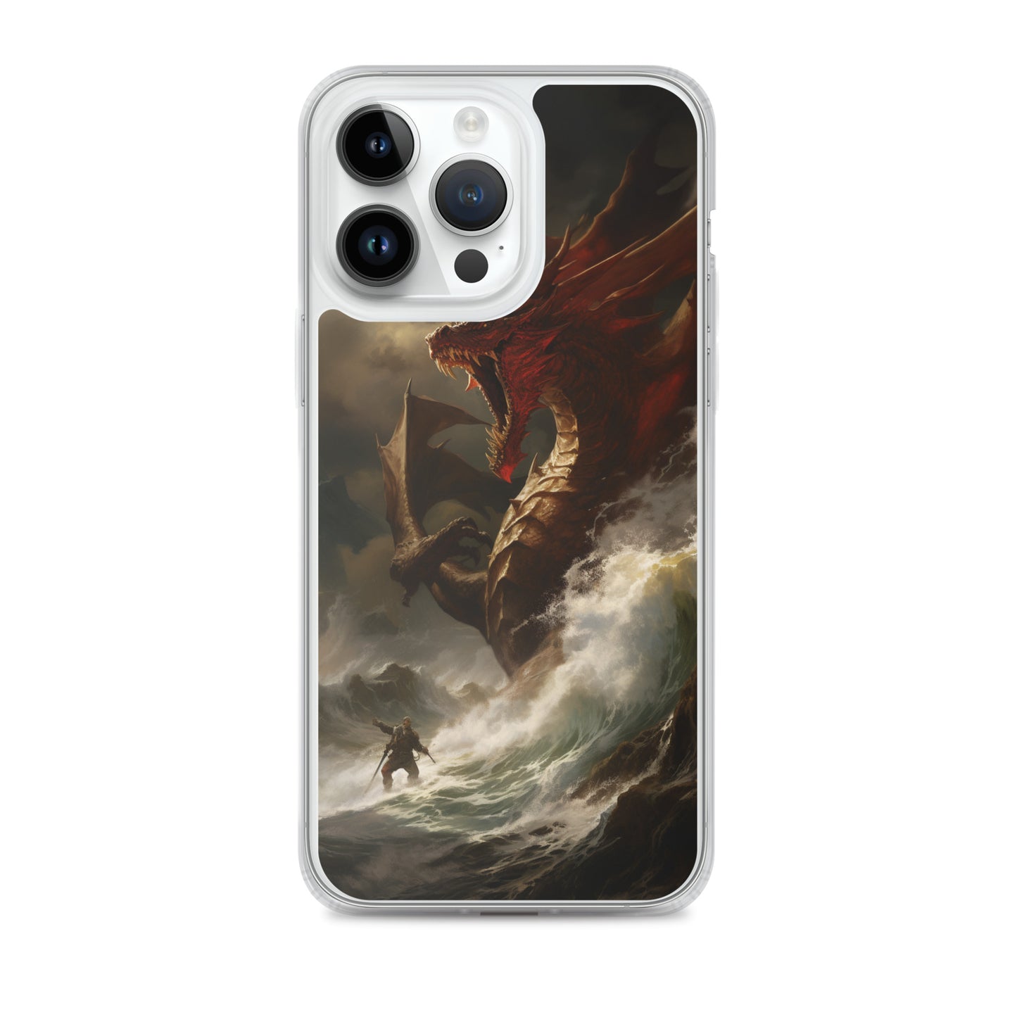 Dragon Battle iPhone Case