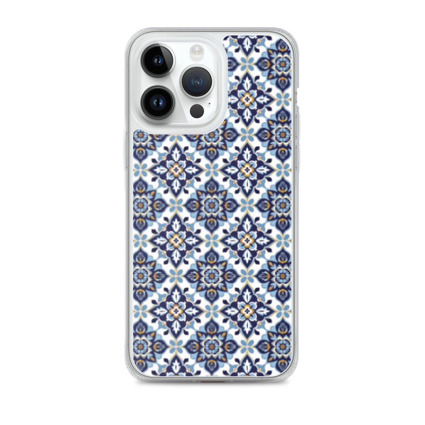 iPhone Case Classic Encaustic Tile Blue