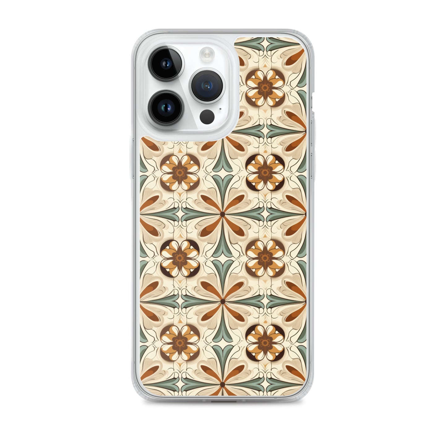 iPhone Case Ornate Leaves Tile