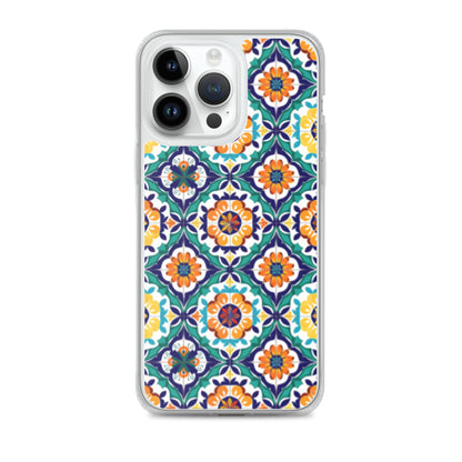 iPhone Case Talavera Tiles Green and Blue