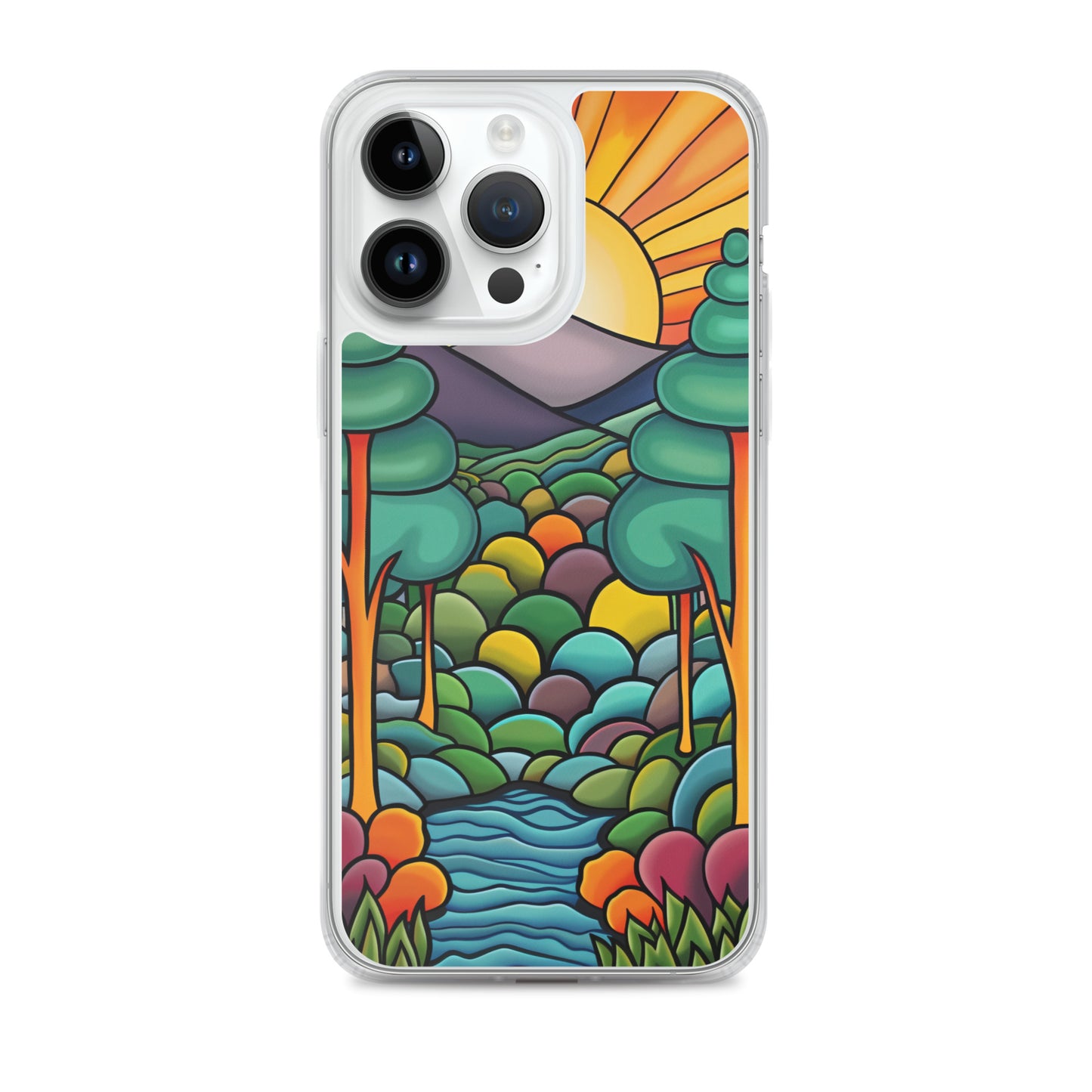 iPhone Case Arkley Sunrise over Mountains and Forest