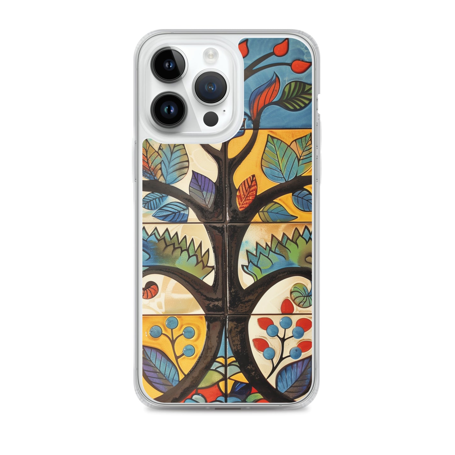 iPhone Case Colorful Tile Tree
