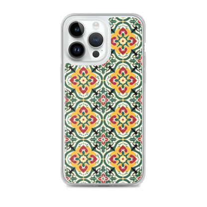 iPhone Case Colorful Traditional Maltese Cement Tile Pattern