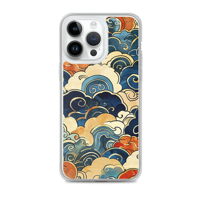 iPhone Case Stylized Clouds