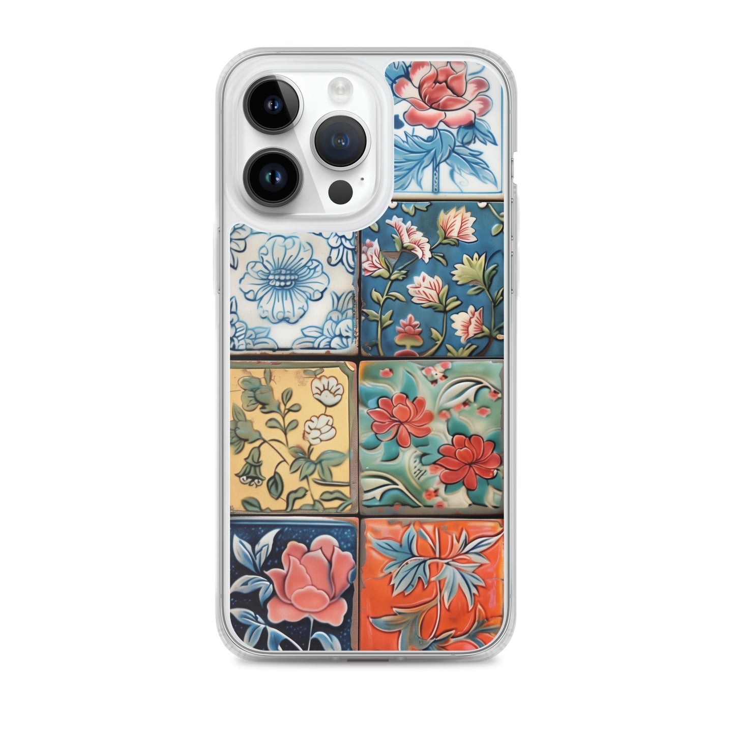 iPhone Case Colorful Majolilca Tiles