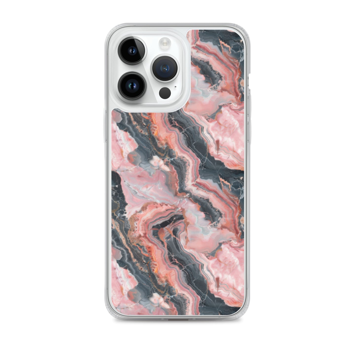 iPhone Case Pink Picasso Marble Pattern