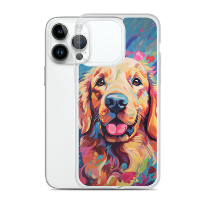 iPhone Case Painted Golden Retriever